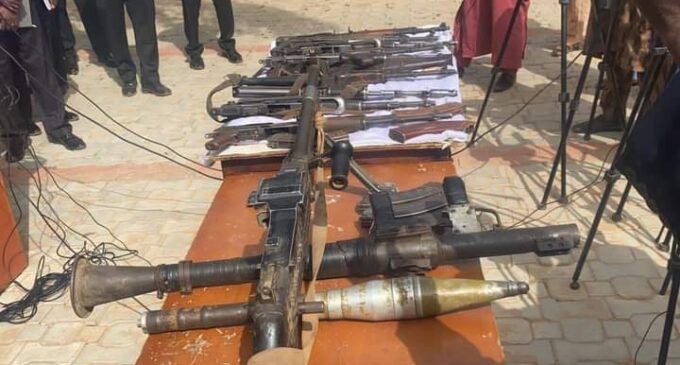 Police rescue abducted 3-month-old baby, recover rocket launcher in Zamfara
