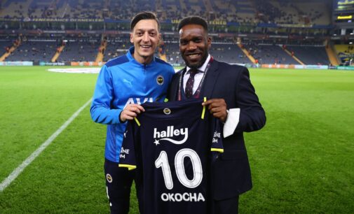 ‘He was my childhood idol’ — Ozil joins Fenerbahce to celebrate Okocha