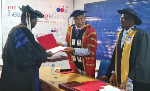 Tabiowo, Lawan’s aide, awarded honorary doctorate degree by Ghana Institute