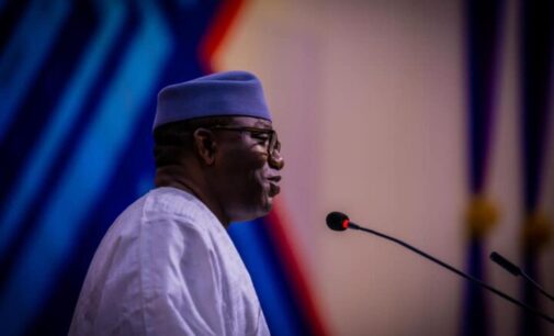 EXTRA: Fayemi delivers keynote at ‘rival’ Amosun’s declaration