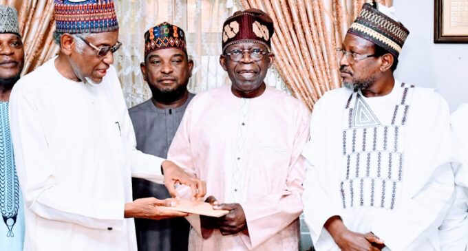 PHOTOS: Tinubu meets with northern alliance committee members