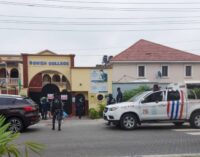 PHOTOS: Police seal off Dowen College as probe into Oromoni’s death begins