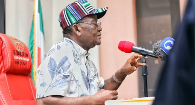 Electoral bill: Ortom commends Buhari for withholding assent over direct primary clause