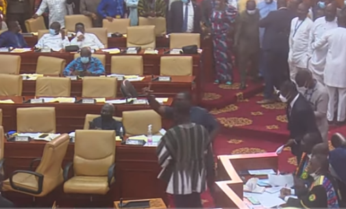 Ghanaian lawmakers exchange blows over electronic tax bill