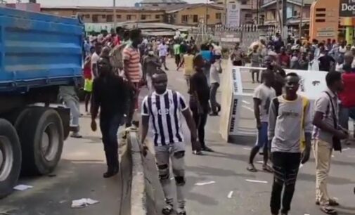 Residents protest as truck ‘crushes students to death’ in Lagos