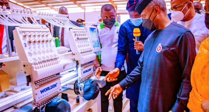 Osinbajo inaugurates another shared facility for MSMEs in Imo