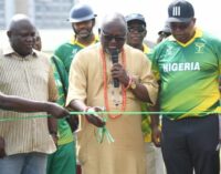 Ambode inaugurates upgraded Tafawa Balewa Square Cricket Oval in Lagos