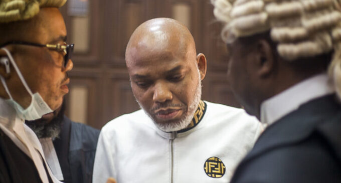 Nnamdi Kanu to remain in detention till Sept as supreme court adjourns case