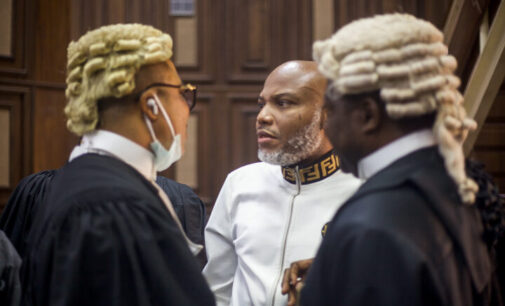 Nnamdi Kanu insists on wearing same outfit because it is designer, FG lawyer tells court