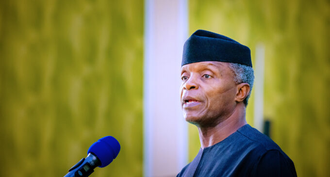 Osinbajo to speak on Africa’s economy at US conference Oct 22