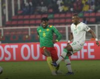 AFCON: Cameroon struggle to beat 10-man Comoros despite goalkeeper crisis