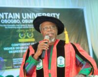 ‘My first in public administration’ — Falola gets honorary doctorate from Fountain University