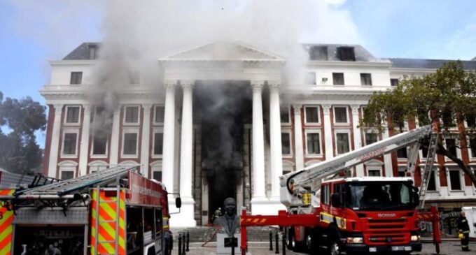 Fire outbreak: South Africa opposition party wants parliament building moved to ‘central location’