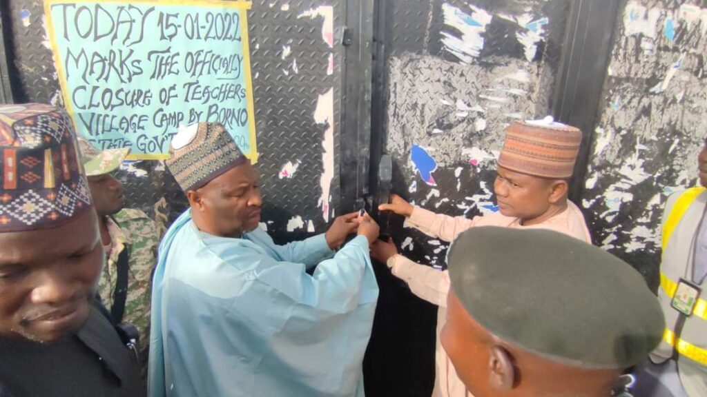 IDPs Teachers village Borno