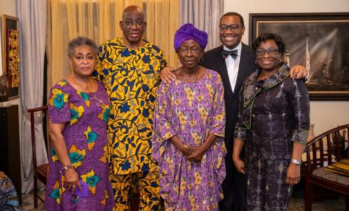 Akinwumi Adesina visits Shonekan’s widow, says ex-leader believed in Nigeria’s unity