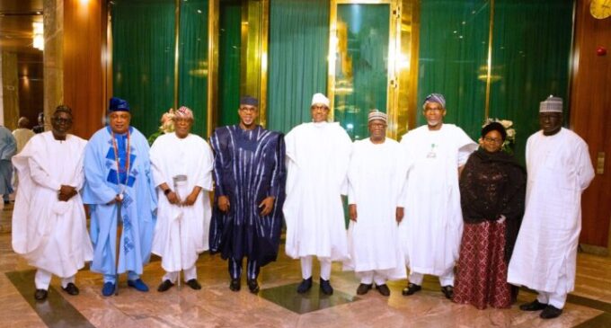 EXTRA: Ogun leaders travel to Abuja — to thank Buhari for visiting state