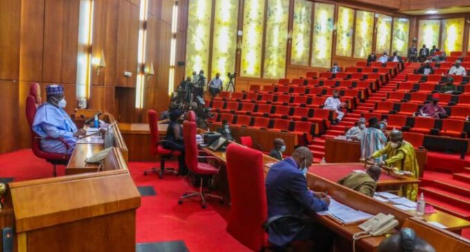 Dolapo Osinbajo present as senate votes on constitution amendments