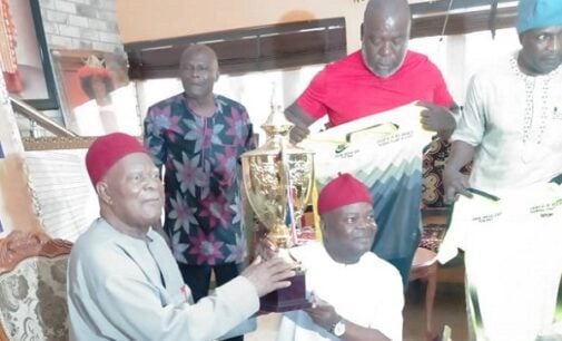 Agu Ejidike-led group donates trophies, kits for Nnewi maiden soccer championship
