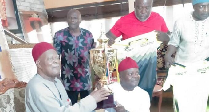 Agu Ejidike-led group donates trophies, kits for Nnewi maiden soccer championship