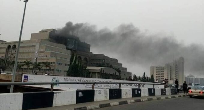 Fire incident reported at ministry of finance building in Abuja