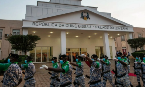 Gunshots heard near Guinea-Bissau presidential palace