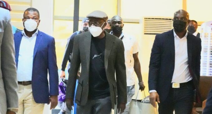 PHOTOS: Tinubu returns to Nigeria after 10 days of ‘consultation’ in UK