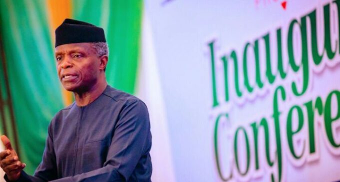 Osinbajo: Ethnicity, religion must play no role in crucial decisions on nation-building