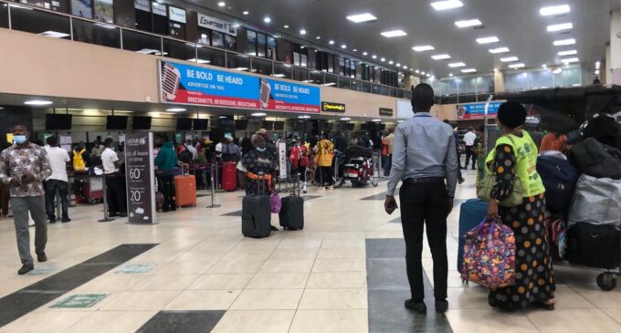 NBS: Travellers through Nigerian airports increased by 43% to 13m in 2021