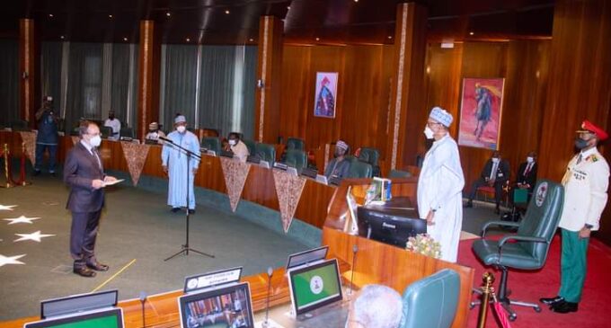 Buhari to diplomats: Stay within professional limits while monitoring 2023 elections