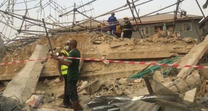 Two dead, two rescued as building collapses in Lagos (updated)