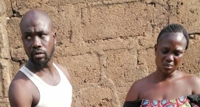 Police arrest couple found with ‘human body parts’ in Ogun