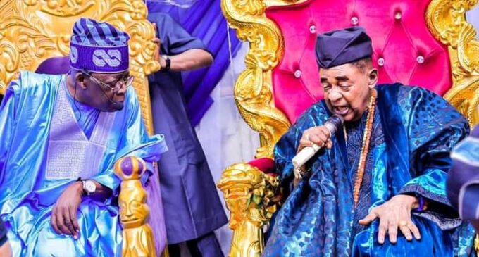 ‘Our ancestors are with you’ — Alaafin of Oyo backs Tinubu’s presidential bid