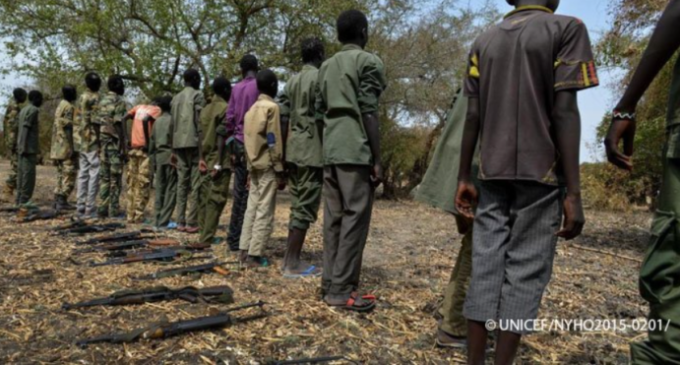 UNICEF: Over 8000 boys, girls recruited as child soldiers in Nigeria since 2009