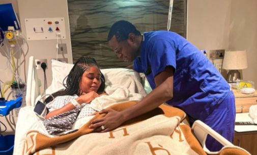 Smart Adeyemi’s daughter welcomes first child with husband