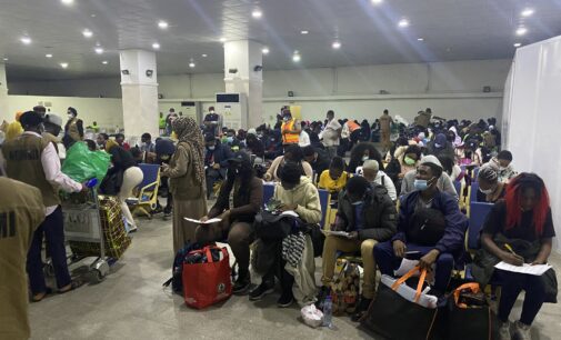PHOTOS: Another batch of evacuees from Ukraine land in Abuja