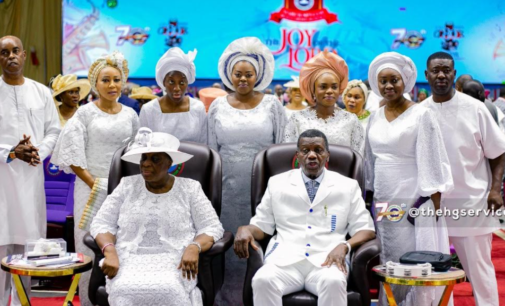 The special moments at Adeboye’s birthday service