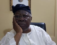 Tinubu’s victory: Bode George says he still plans to embark on self-imposed exile