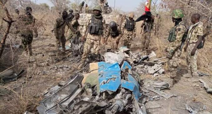 Army: Wreckage of NAF jet that went off radar in March 2021 found in Borno