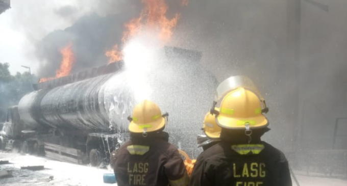 Three-storey building affected as tanker explosion rocks Lagos community
