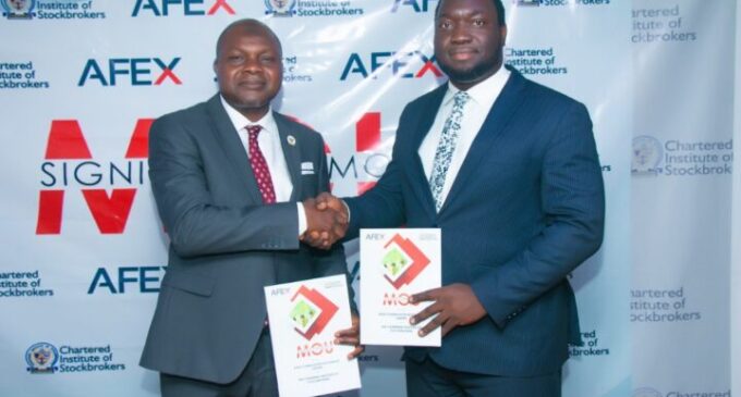 AFEX partners Institute of Stockbrokers to drive Nigeria’s commodities market
