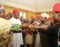 ‘You have our blessings’ — Enugu traditional rulers endorse Ekweremadu’s governorship bid