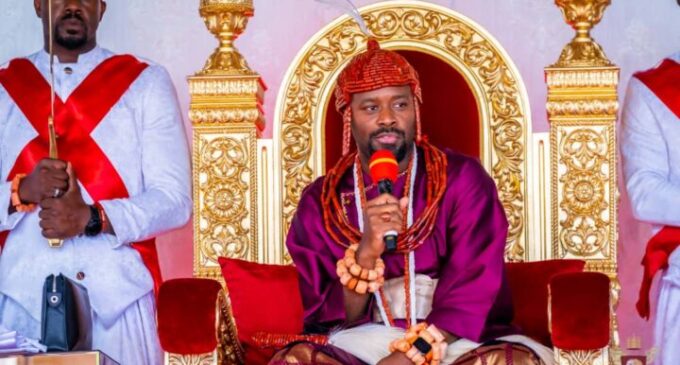 EXTRA: Holy Spirit told me to stand before oracle, says Olu of Warri