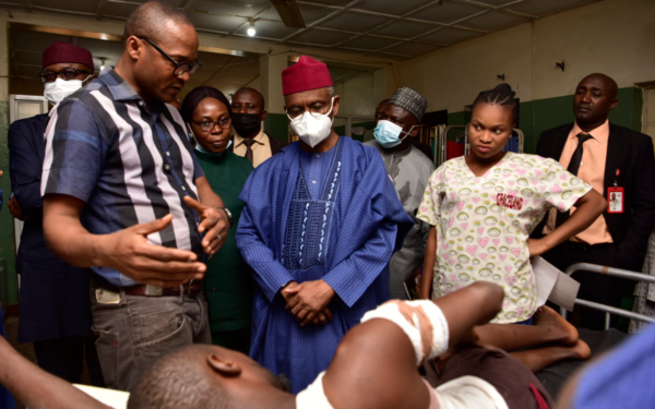 EL-Rufai visits Kaduna train victims