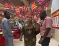 Toyin Tomato causes stir at Ibadan mall over shoplifting claim against daughter