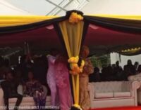 VIDEO: The moment Bianca slapped Obiano’s wife during Soludo’s inauguration