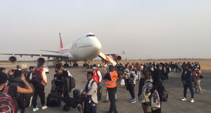 First batch of Nigerians evacuated from Ukraine arrives in Abuja