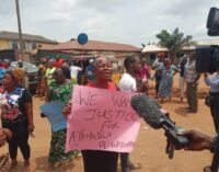 PHOTOS: Protesters demand justice for Bamise