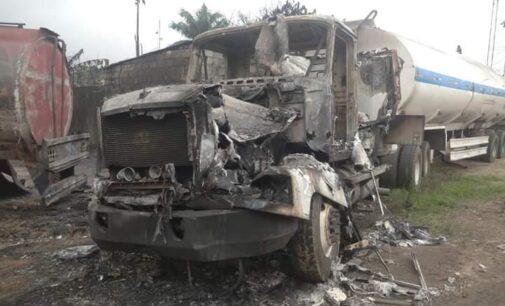 Trucks destroyed as fire guts EFCC’s exhibit storage facility in Rivers