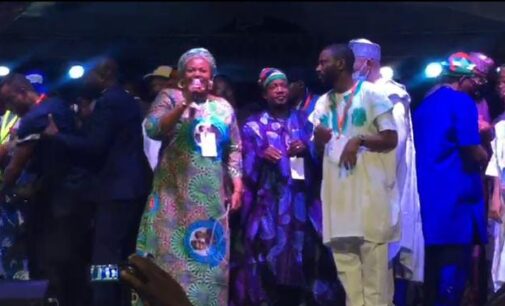 VIDEO: Drama as APC woman leadership aspirant refuses to withdraw from race