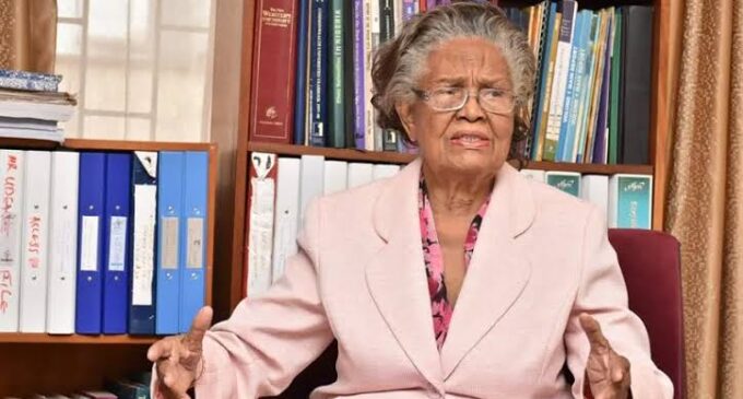 ‘Her achievements removed the glass ceiling for women’ — Buhari mourns Grace Alele-Williams